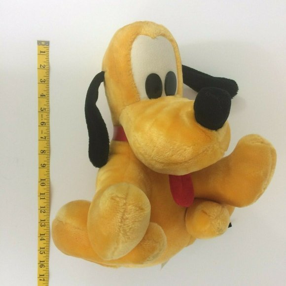 Walt Disney Company Pluto Dog Plush 16" Sitting Large Stuffed Animal Tongue Out - Picture 12 of 12